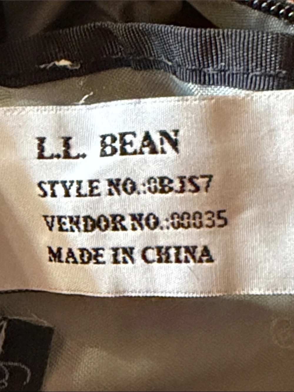 L.L. Bean Paisley Ameribag.  Vintage sling style bag.  Lots of pockets.